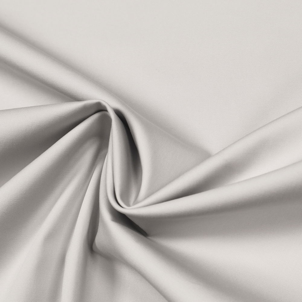 Baumwolle-Viskose Twill mit Blumen-Motiv - wollweiss/taupe/braun