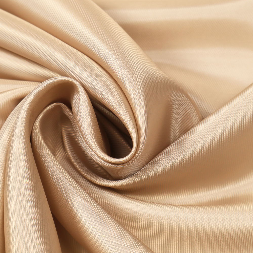 Viskose-Acetat Futterstoff changierend - apricot/eisblau OEKO-TEX STANDARD 100