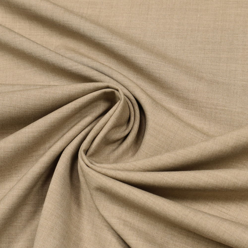 Stretch Hosen- und Kostümstoff Melange - beige