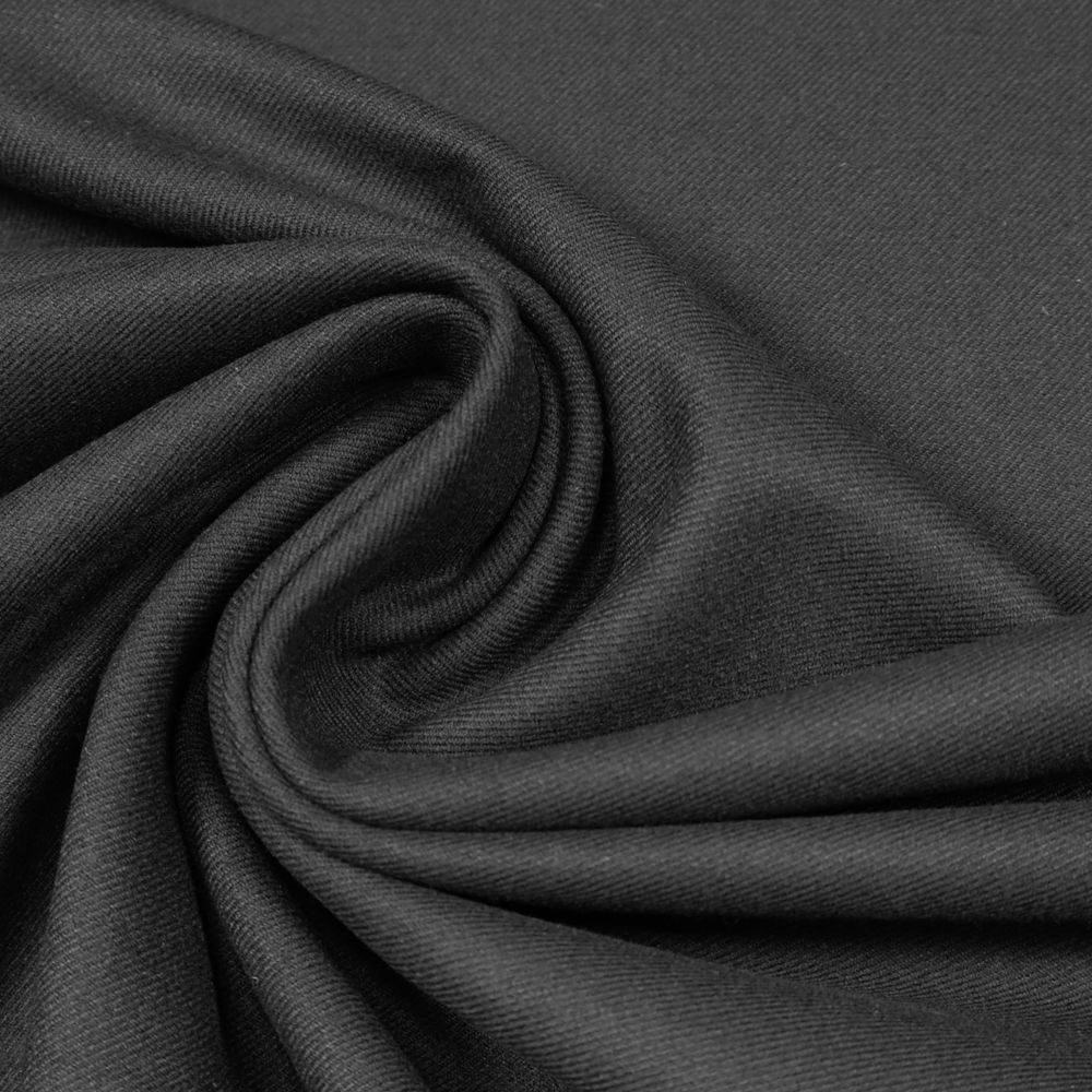 Stretch Hosen- und Kostümstoff uni - schwarz