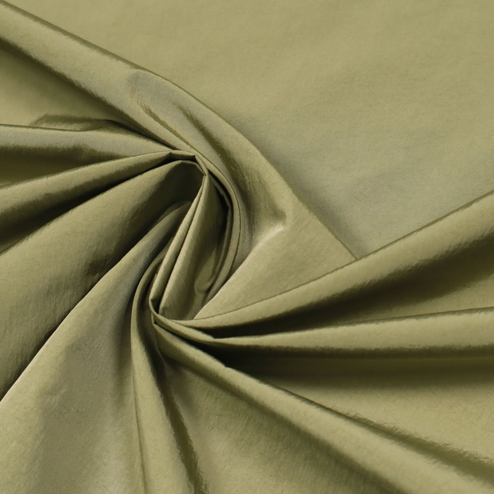 Jackenstoff Crash-Optik & wasserabweisend uni - khaki