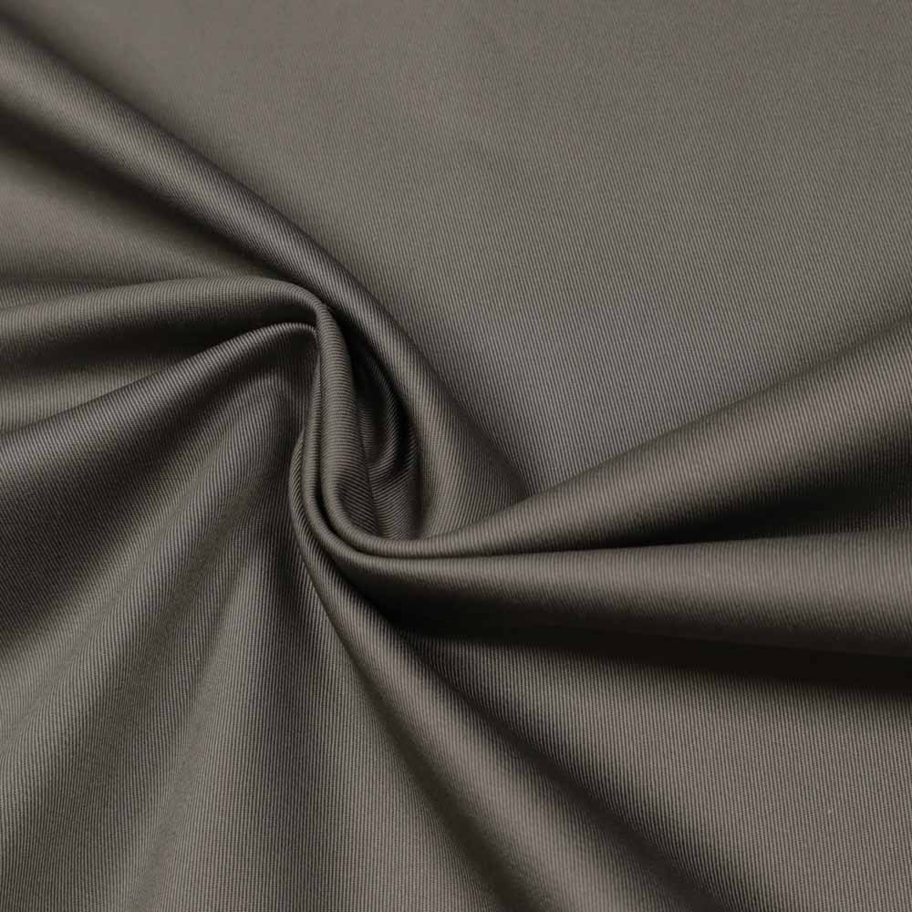 Stretch Baumwoll- Twill uni - schlamm