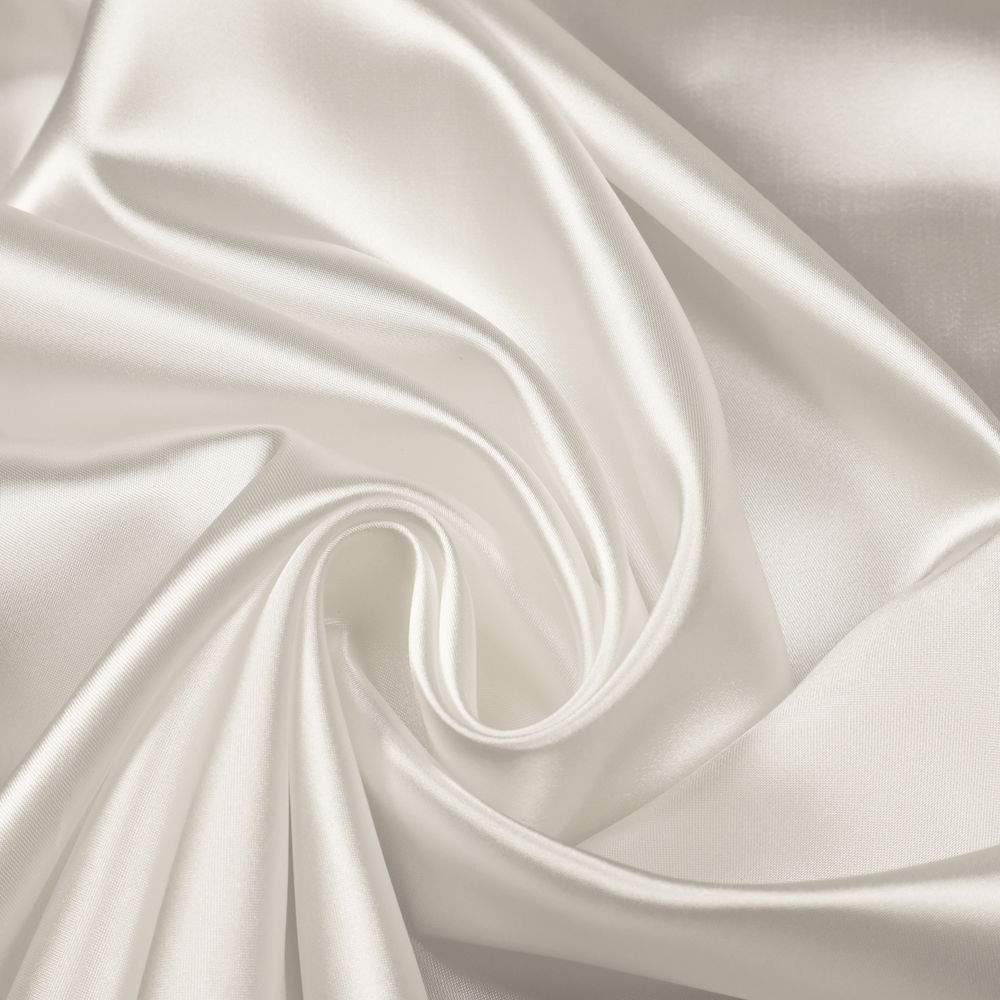Futterstoff Satin uni - weiss OEKO-TEX STANDARD 100 