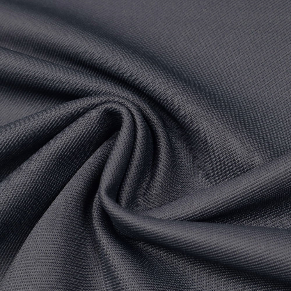 Power-Stretch Jersey Diagonal uni - nachtblau