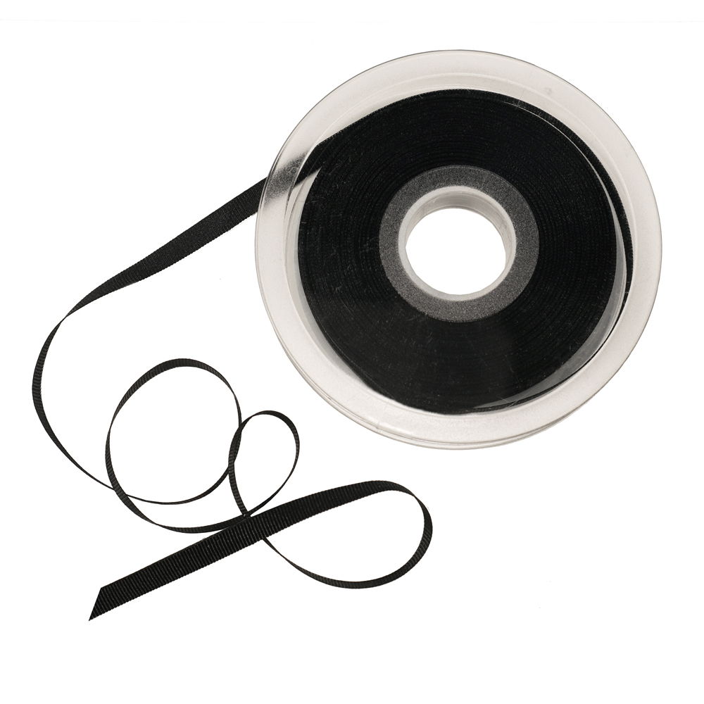 Doppelseitiges Atlas Satinband uni - rot  65 mm