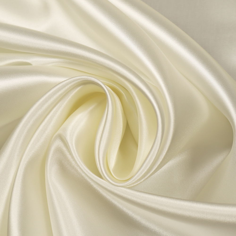 Futterstoff Satin uni - creme OEKO-TEX STANDARD 100 