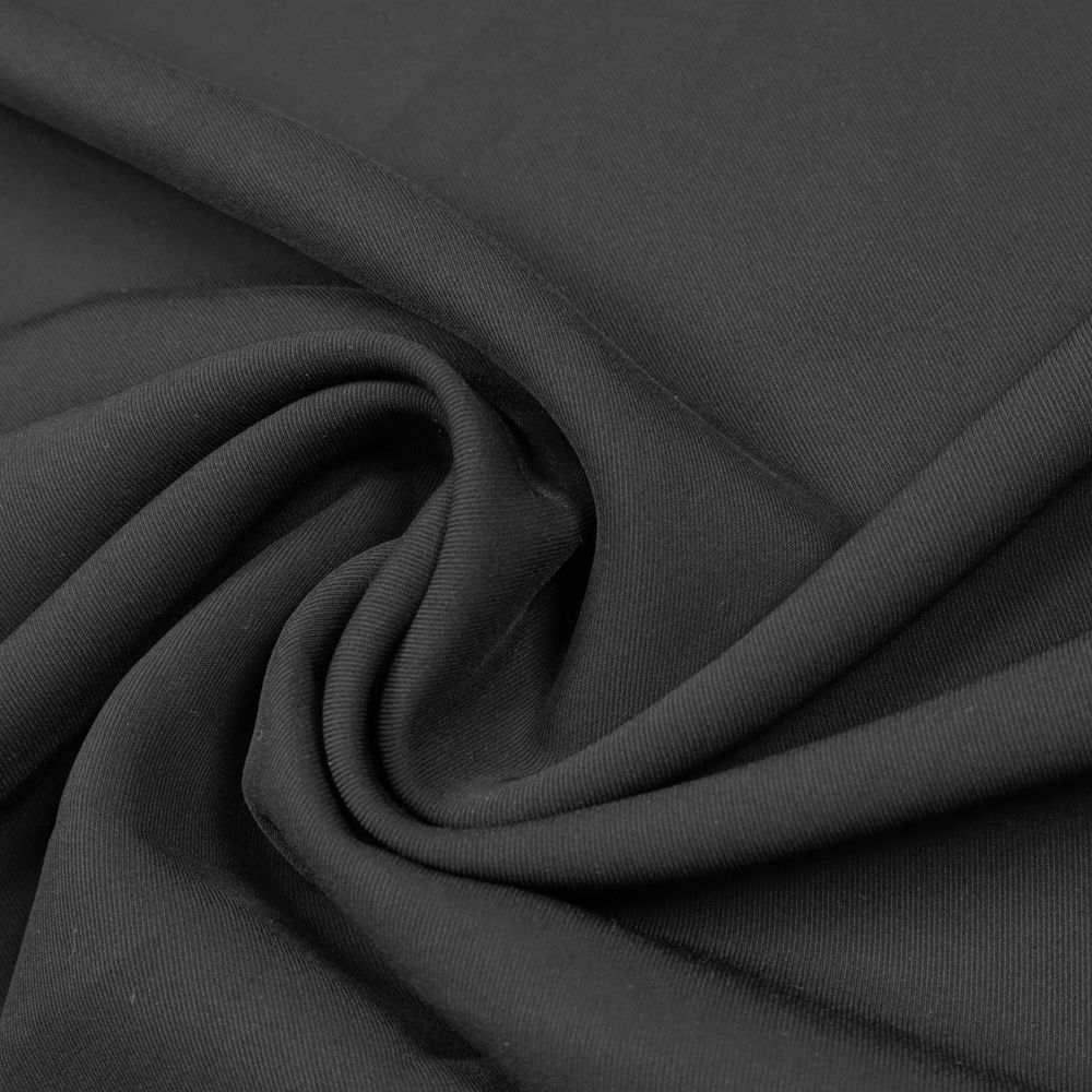 Twill Kostümstoff uni - schwarz 