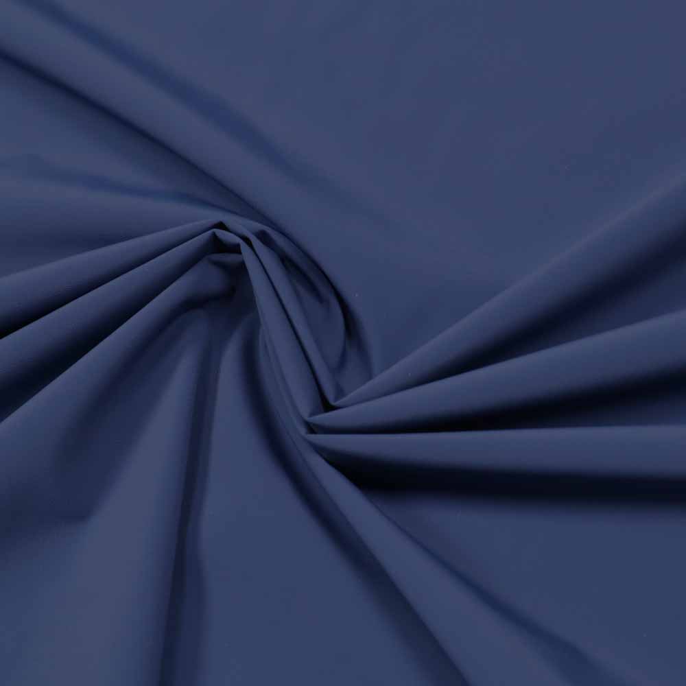 Stretch Jackenstoff mit Lotuseffekt uni - tintenblau
