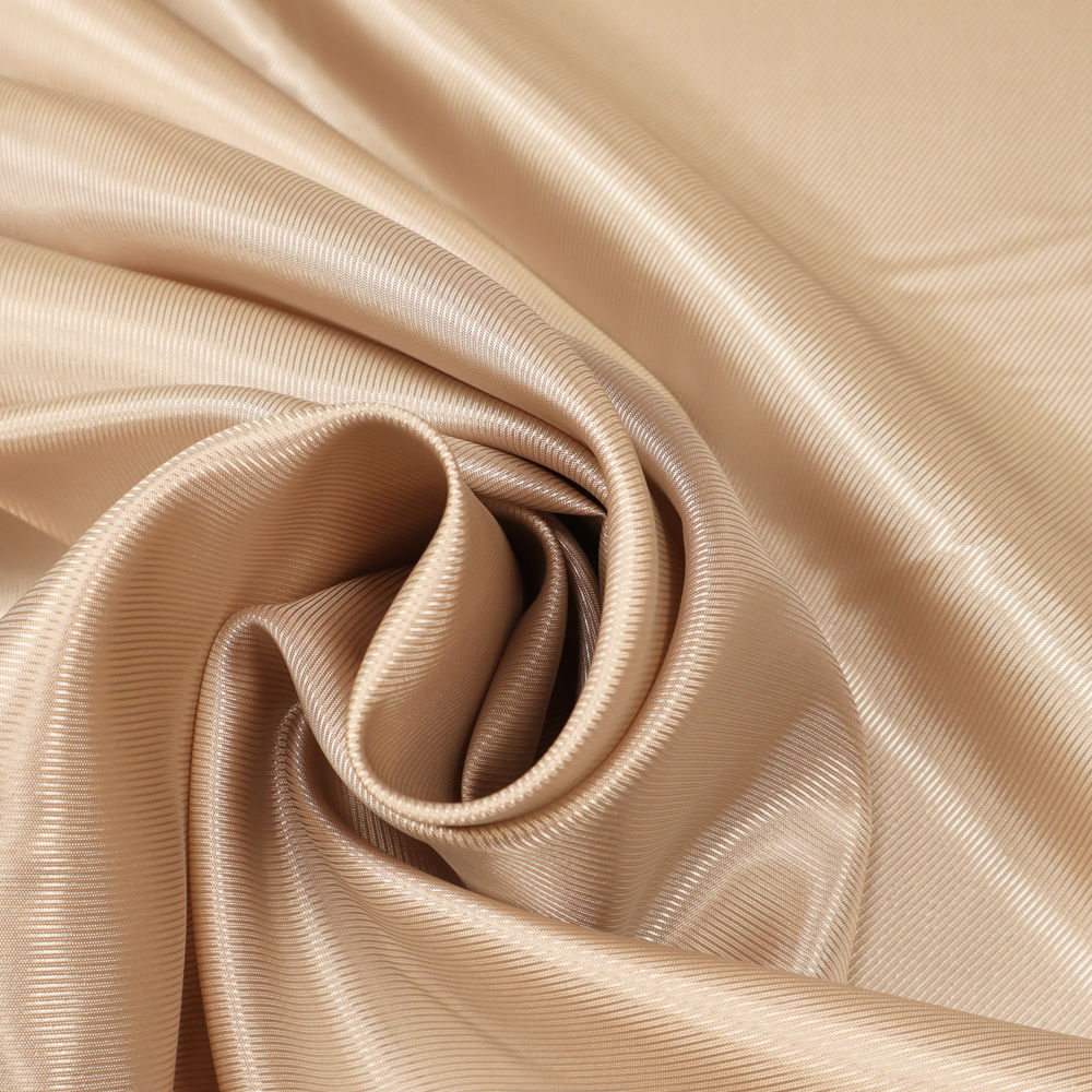 Viskose-Acetat Futterstoff changierend - apricot/eisblau OEKO-TEX STANDARD 100